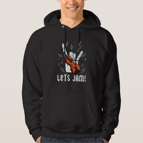 Fiddle Player   Fiddle Player Jam Session Hoodie