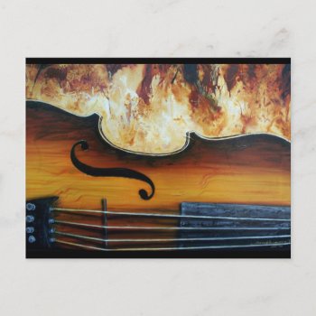 Fiddle Post Card by sonyadanielle at Zazzle