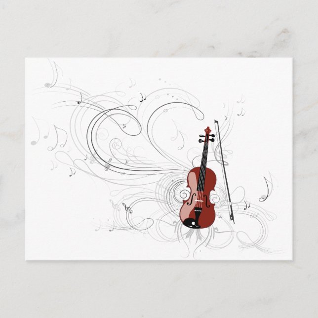Fiddle Symphony Postcard (Front)