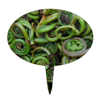 Fiddlehead Ferns Cake Topper