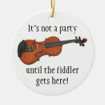 Fiddler Christmas Ornament at Zazzle