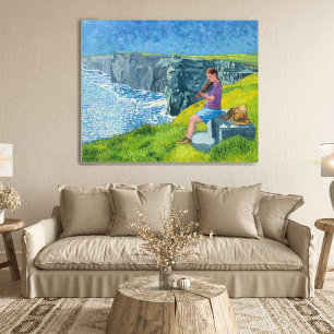 Fiddler O' Moher  Canvas Print
