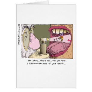 Fiddler On Roof Funny Dentistry Gifts & Tees Cards