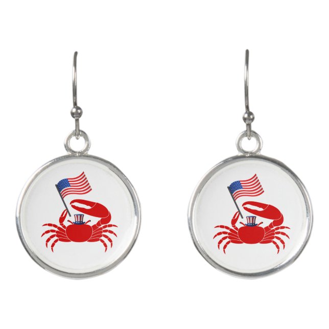 Fiddler's Fourth Earrings (Front)