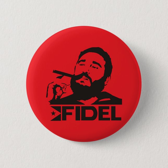 Fidel Castro Button (Front)
