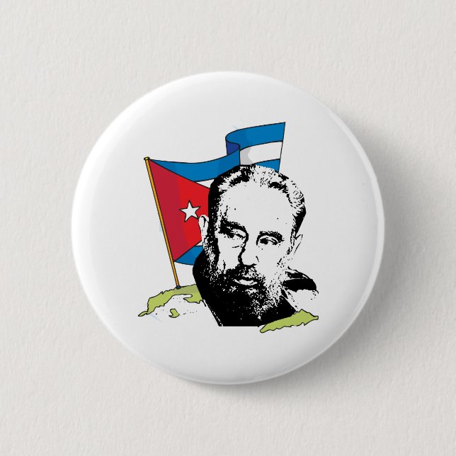 Fidel Castro Button (Front)