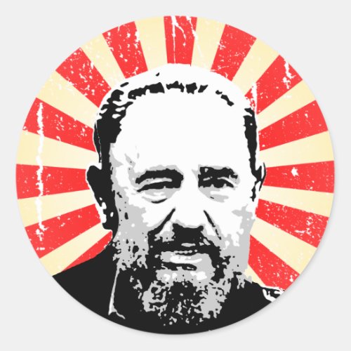 Fidel Castro Classic Round Sticker