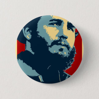 Fidel Castro - Cuban Revolution President of Cuba Pinback Button