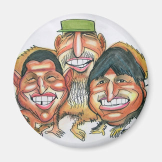 fidel castro,hugo chavez, evo morales magnet