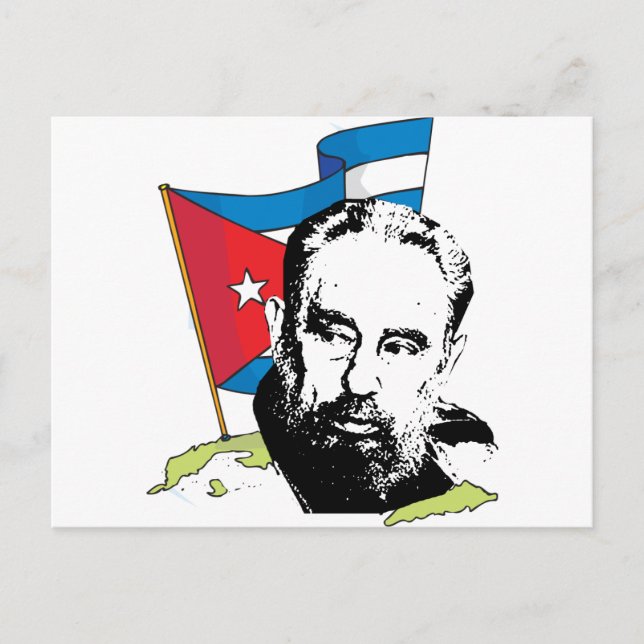 Fidel Castro Postcard (Front)