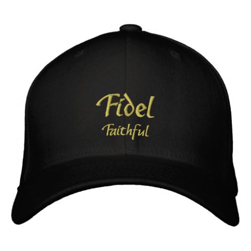 Fidel Name Cap  Hat