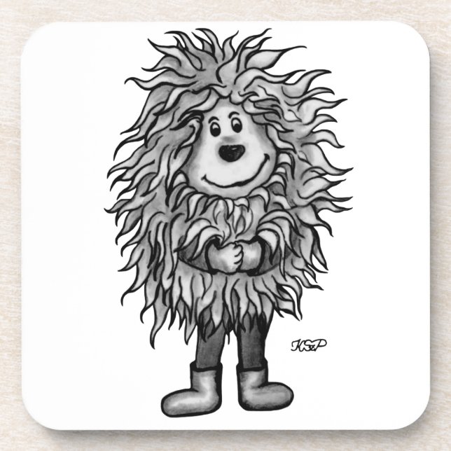 Fidel The Little Forest Goblin Beverage Coaster (Front)