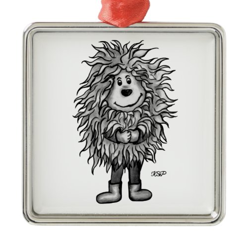Fidel The Little Forest Goblin Metal Ornament