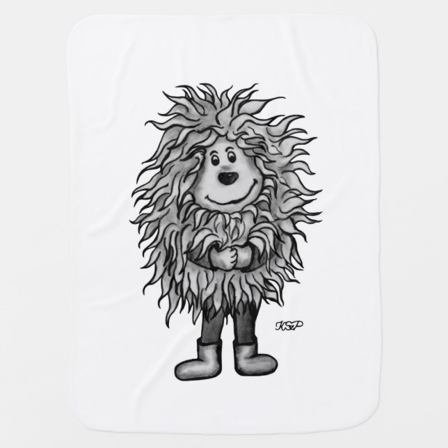 Fidel The Little Forest Goblin Receiving Blanket (Front)
