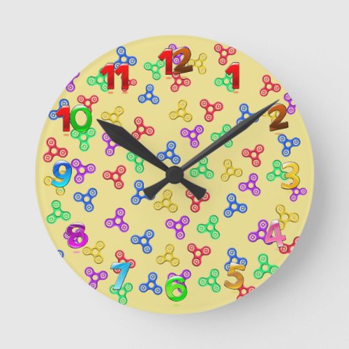 Fidget spiers Wall Clock