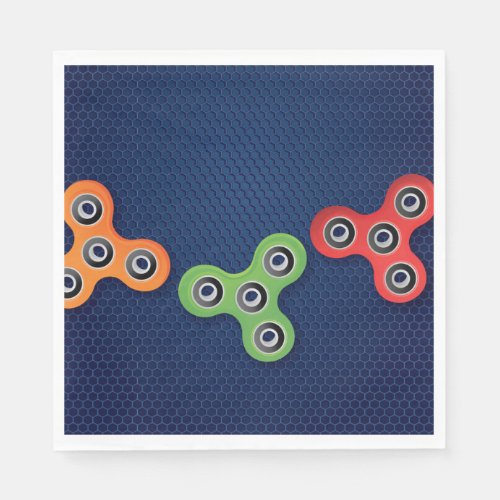 Fidget Spinner Birthday Party Napkins