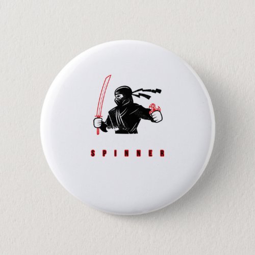 Fidget Spinner Master Ninja Gifts Button