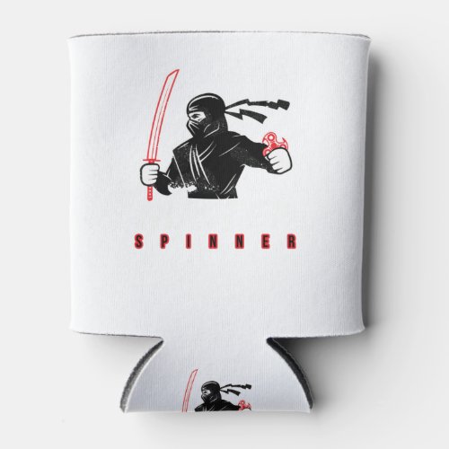 Fidget Spinner Master Ninja Gifts Can Cooler