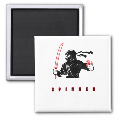Fidget Spinner Master Ninja Gifts Magnet