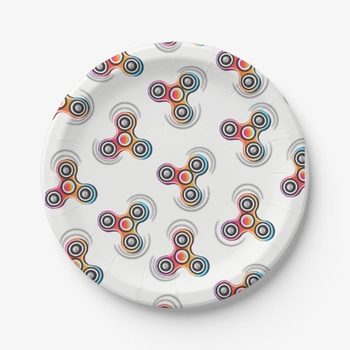 Fidget Spinner Paper Plates