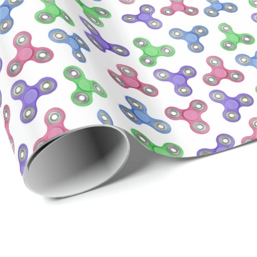 Fidget spinner pattern wrapping paper