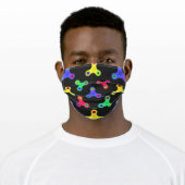 Fidget Spinner Toy Face Mask (Worn)
