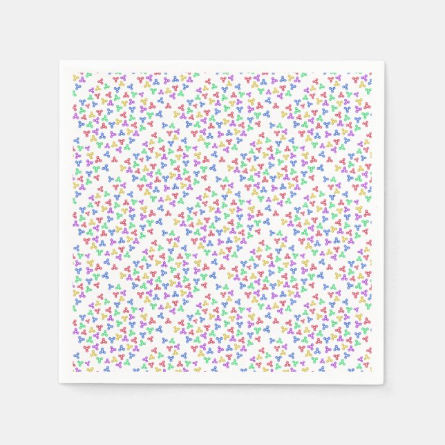 Fidget Spinners Paper Napkins (Front)