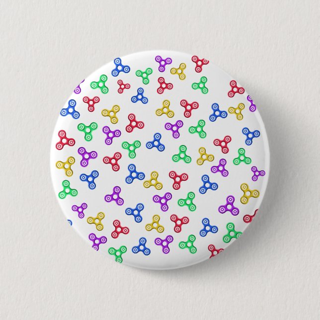 Fidget Spinners Pinback Button (Front)