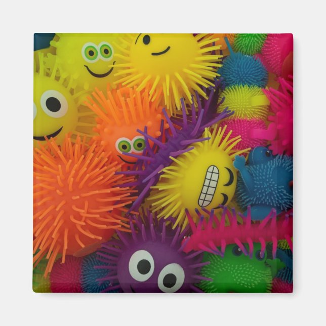 Fidget Toy Squishy Ball Magnet (Front)