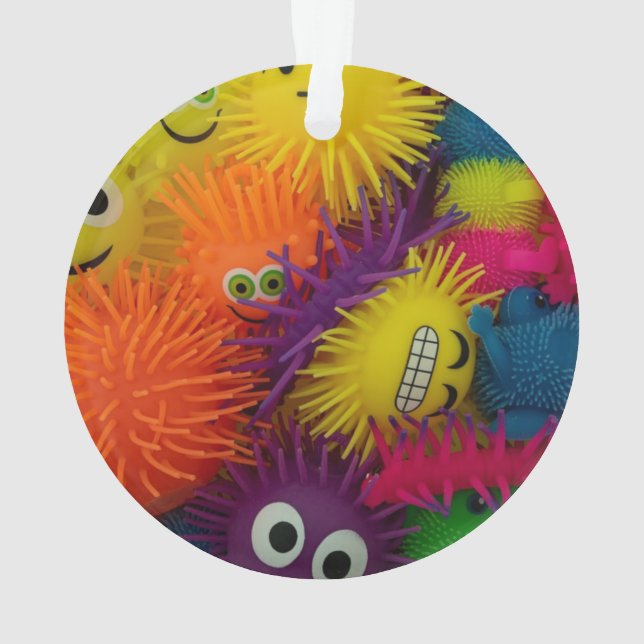 Fidget Toy Squishy Ball Ornament (Back)