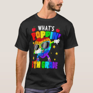 Fidget Toy What Poppin 5th Grade 100th Day Of Scho T-Shirt