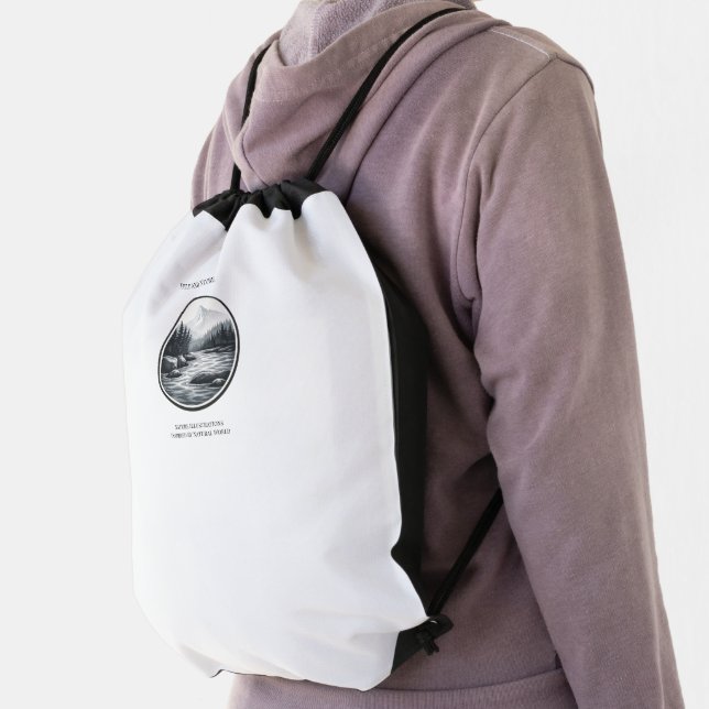 Field and Nature Logo Drawstring Backpack (Insitu)