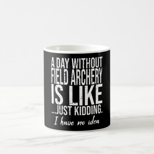 Field Archery funny sports gift Coffee Mug