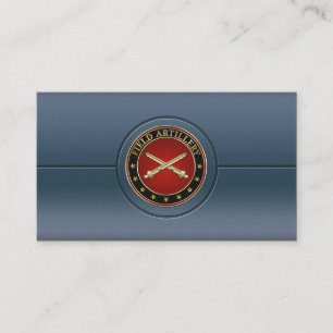 Field Artillery Branch Insignia Business Card
