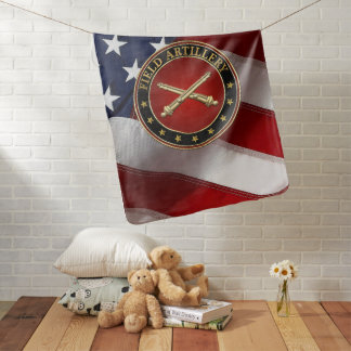 Field Artillery Branch Insignia Special Edition Baby Blanket