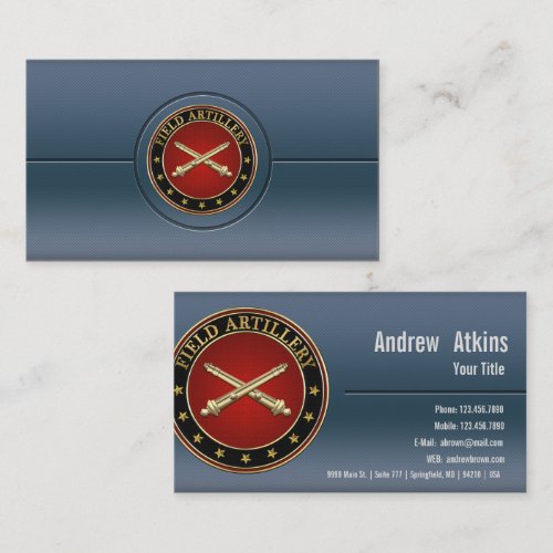 Field Artillery Branch Insignia Special Edition