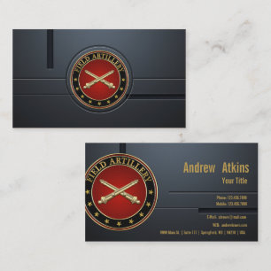 Field Artillery Branch Insignia Special Edition Business Card