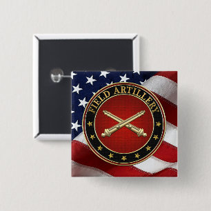 Field Artillery Branch Insignia Special Edition Button