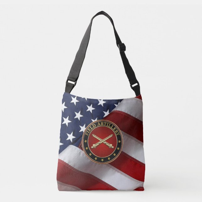 Field Artillery Branch Insignia Special Edition Crossbody Bag (Front)