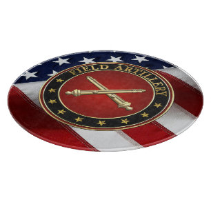 Field Artillery Branch Insignia Special Edition Cutting Board