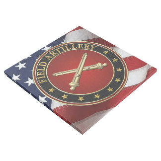 Field Artillery Branch Insignia Special Edition Gallery Wrap