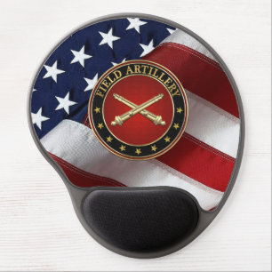 Field Artillery Branch Insignia Special Edition Gel Mouse Pad