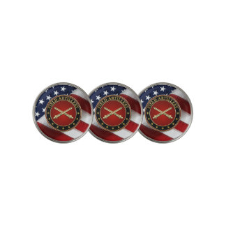 Field Artillery Branch Insignia Special Edition Golf Ball Marker