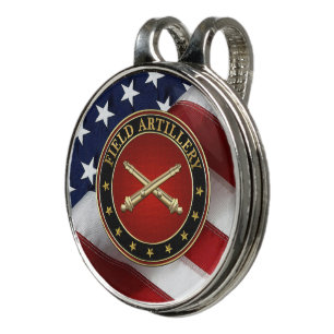 Field Artillery Branch Insignia Special Edition Golf Hat Clip