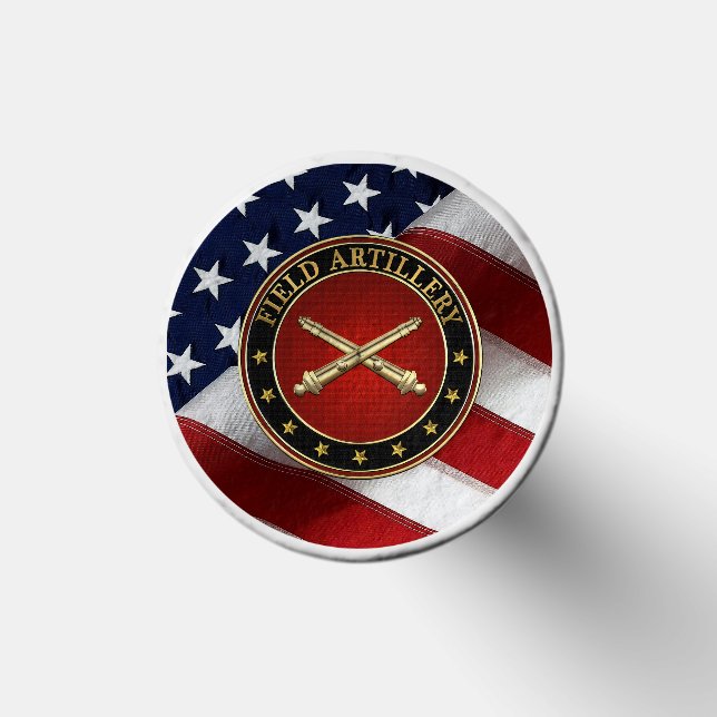 Field Artillery Branch Insignia Special Edition Golf Tees (Top)