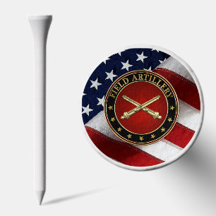 Field Artillery Branch Insignia Special Edition Golf Tees