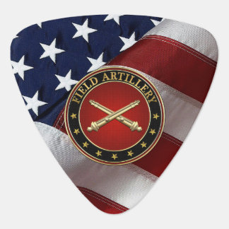 Field Artillery Branch Insignia Special Edition Guitar Pick