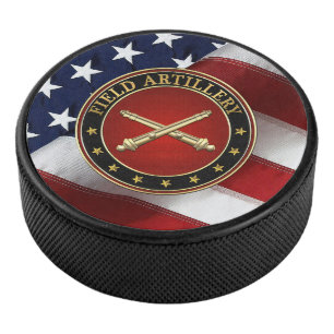 Field Artillery Branch Insignia Special Edition Hockey Puck