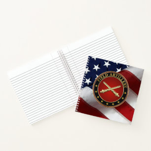 Field Artillery Branch Insignia Special Edition Notebook