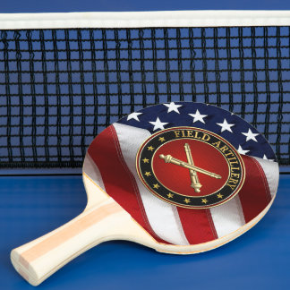 Field Artillery Branch Insignia Special Edition Ping Pong Paddle